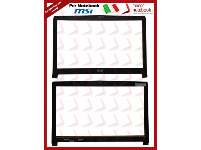 Bezel Cornice LCD MSI Gaming GL72 GP72 GP72VR 17.3 "MS-179B