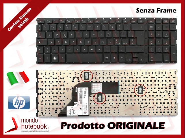 Tastiera Notebook HP ProBook 4510S 4511S 4515S 4520S 4700 4710S (SENZA FRAME)