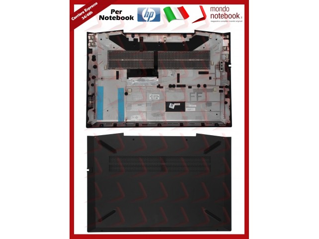 Bottom Case Scocca Cover Inferiore HP 15-CX Series (Gommini Neri) - L20319-001