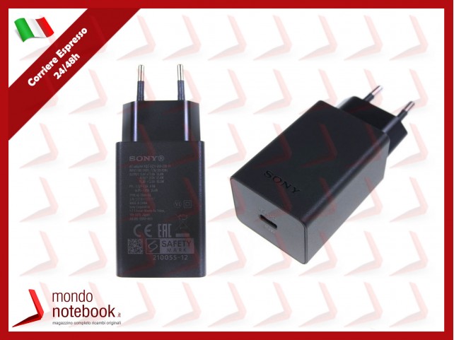 Alimentatore USB-C Originale SONY Veloce XQZ-UC1 30W (NERO)