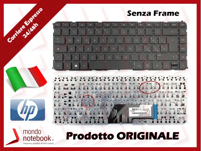 Tastiera Notebook HP Sleekbook ENVY 6-1000 4-1000 4-1100 4-1200 (SENZA FRAME)