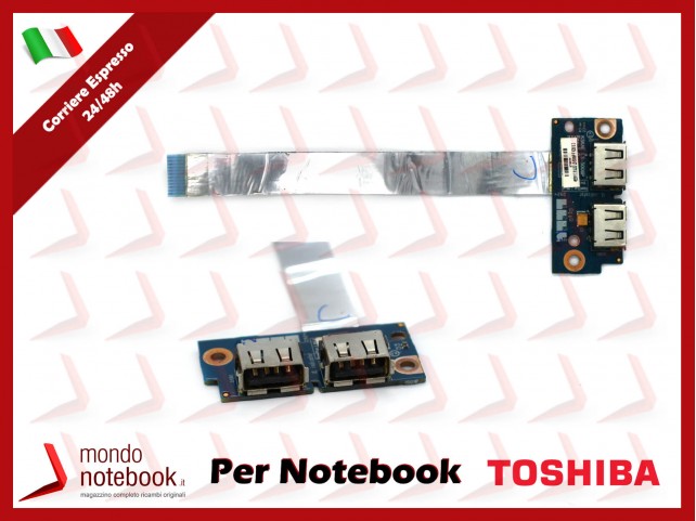 Board USB Toshiba Satellite A500 A500D Con Cavo LS-5006P - USATA