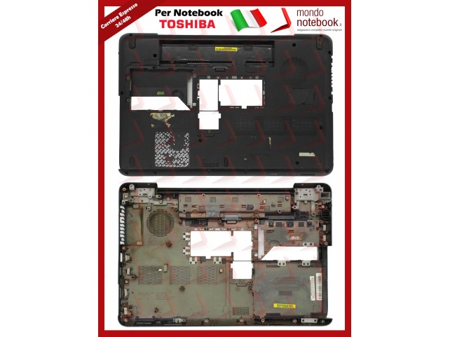 Bottom Case Scocca Cover Inferiore TOSHIBA Satellite A500 A500D - USATO