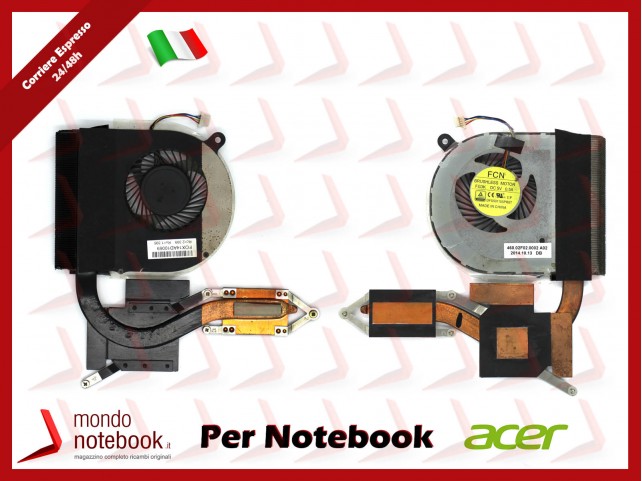 Ventola Fan CPU + Dissipatore Heatsink ACER Aspire V 15 Nitro VN7-571G