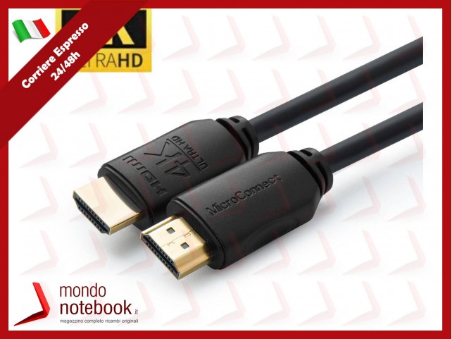 MicroConnect 4K HDMI cable 2m Supports 2.0 4K@60Hz 4K@60Hz