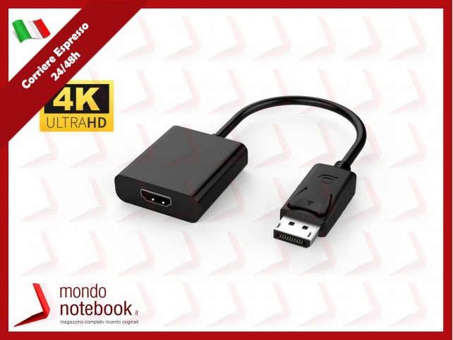 MicroConnect Adattatore Displayport Attivo 1.2 DP Maschio a HDMI femmina