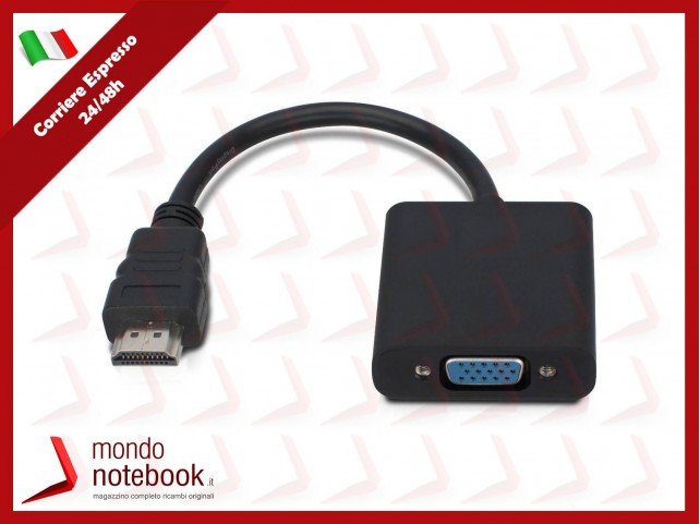 MicroConnect Adapter HDMI - VGA M/F Black HDMVGA1B HDMI Type A