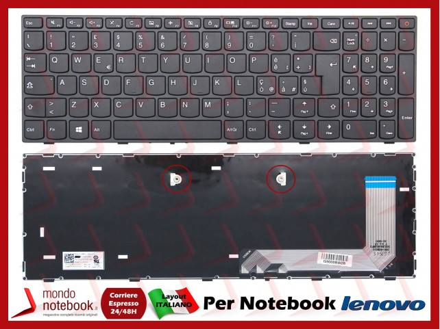Tastiera Notebook Lenovo IdeaPad 110-15ISK 110-17ACL 110-17IKB 110-17ISK