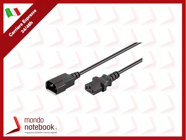 MicroConnect Power Cord C13 - C14 2m Black Master Carton Qty : 50pcs