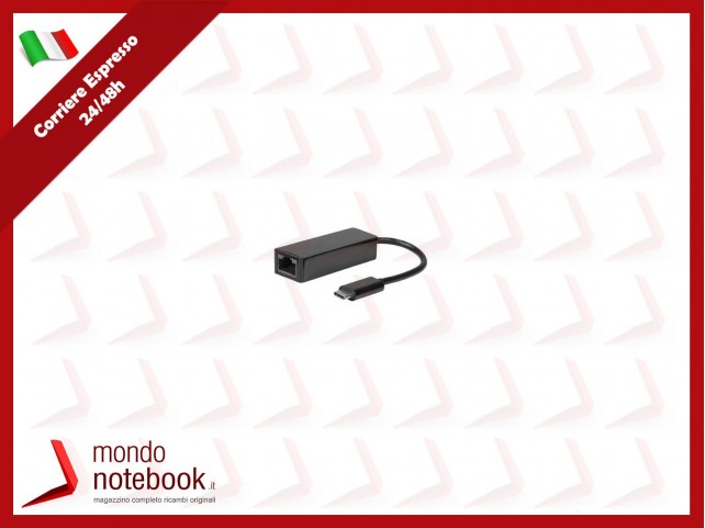 MicroConnect Adattatore USB-C to RJ45 10/100/1000Mbps Black 5Gbps