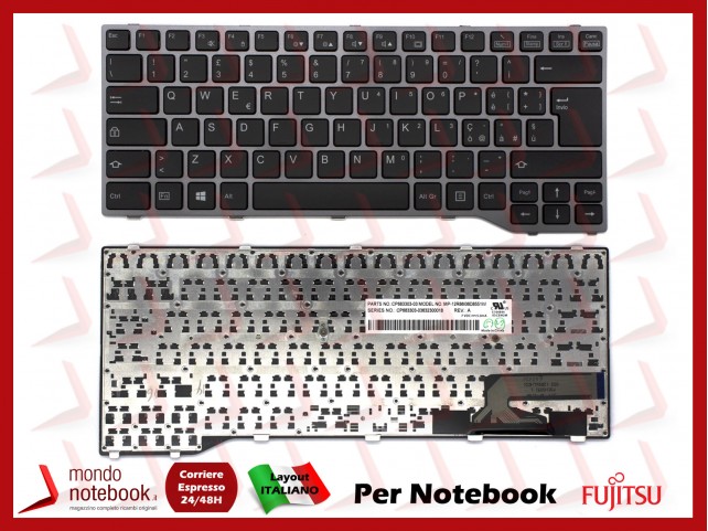 Tastiera Notebook Fujitsu Lifebook T725 T726 - Italiana