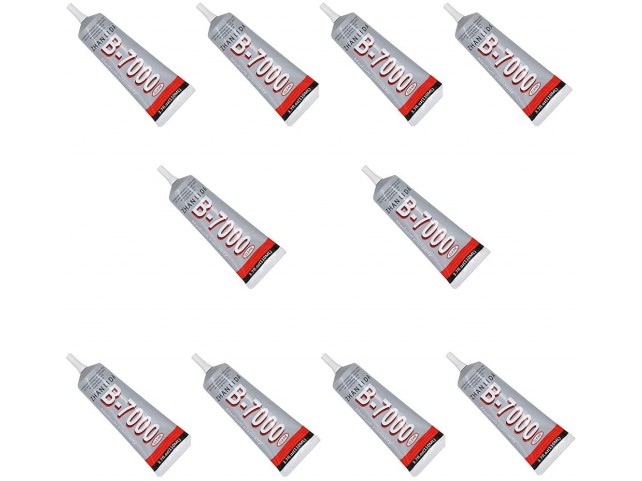 10 PCS COLLA ADESIVA MULTIUSO B-7000 110ML RIPARAZIONE DISPLAY