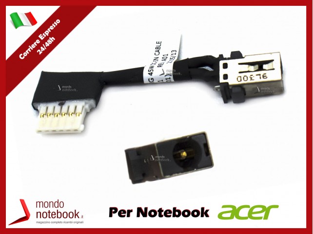 Connettore di Alimentazione DC Power Jack ACER Swift SF514-52T SF514-53T 50.GTMN1.003