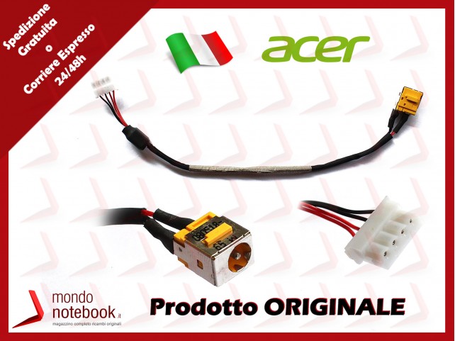 Connettore di Alimentazione DC Power Jack ACER PJ6930 Aspire 6530 6530G 6930 6930G 6930ZG (17 cm)