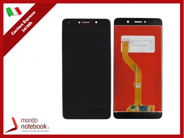 DISPLAY LCD PER HUAWEI Y7 2017 / NOVA LITE PLUS TRT-LX1 TOUCH SCREEN VETRO NERO