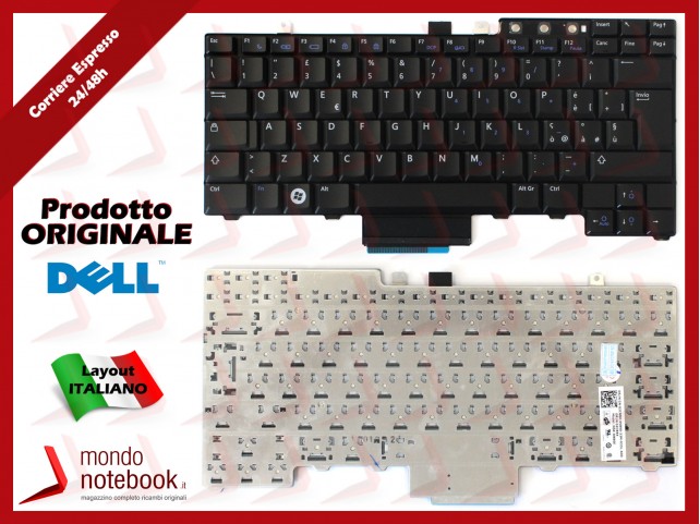 Tastiera Notebook DELL Latitude E6400 E6500 Precision M2400 (No Trackpoint) Italiana