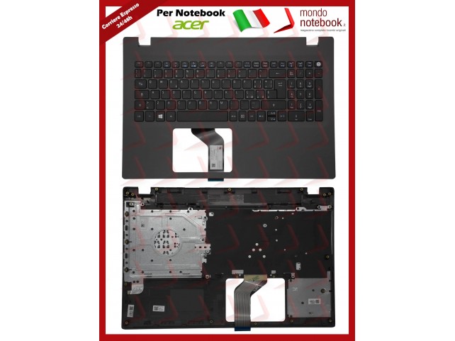 Tastiera con Top Case ACER Aspire E5-574 E5-574G E5-574T Italiana Grey