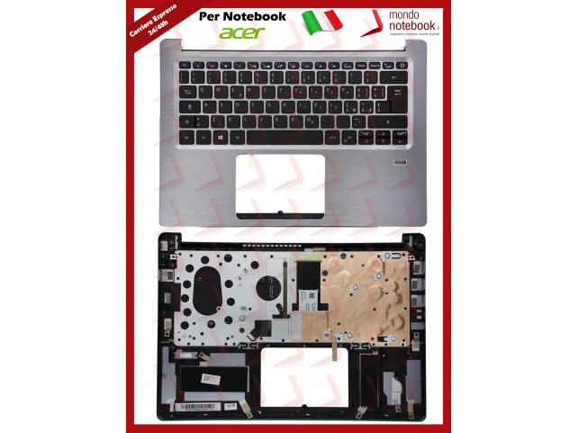 Tastiera con Top Case ACER Swift SF314-41 SF314-54 SF314-56 SF314-58 Italiana (Silver) Italiana