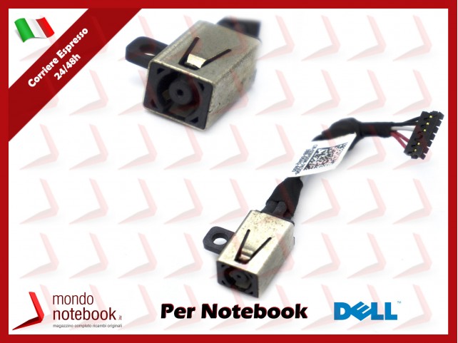 Connettore di Alimentazione DC Power Jack PJ641 DELL Inspiron 14-7437 P42G