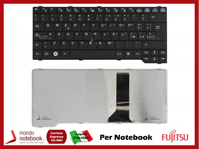 Tastiera Notebook Fujitsu Amilo PA3515 PA3553 Pi3525 Li3710 Esprimo V6535 (NERA) 15.4"