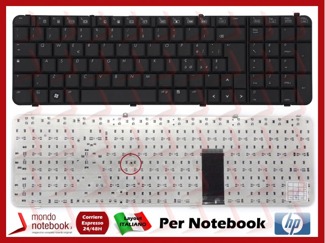 Tastiera Notebook HP DV9000 DV9100 DV9200 DV9300 DV9400 DV9500 DV9600