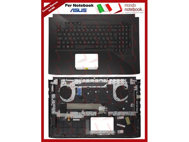 Tastiera con Top Case ASUS Rog Strix GL703GE (Italiana)