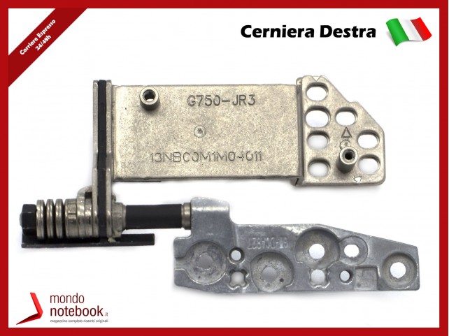 Cerniera Hinge [DX] ASUS ROG G750J G750JH G750JM G750JS G750JW G750JX G750JY G750JZ [LATO DESTRO] 13