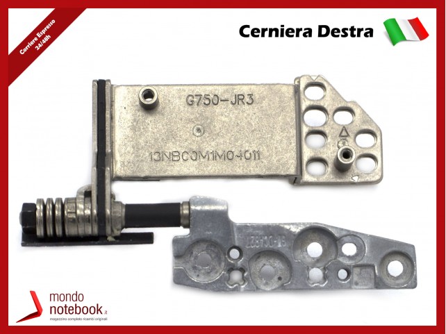 Cerniera Hinge [DX] ASUS ROG G750J G750JH G750JM G750JS G750JW G750JX G750JY G750JZ [LATO DESTRO] 13NB00M1M04111