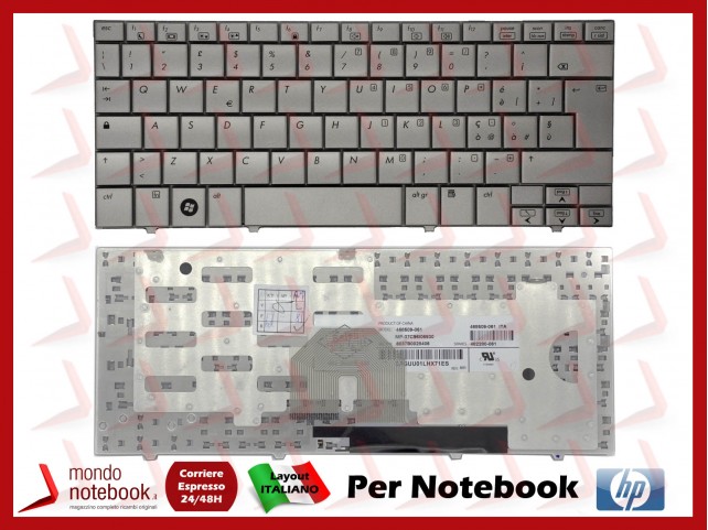 Tastiera Notebook HP Mini 2133 2140 (SILVER)