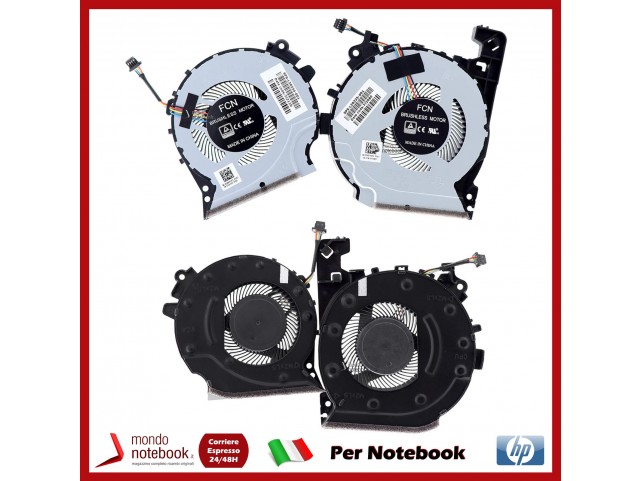 Ventole Dual Fan HP Pavilion 15-CX (CPU+GPU) L20334-001 L20335-001