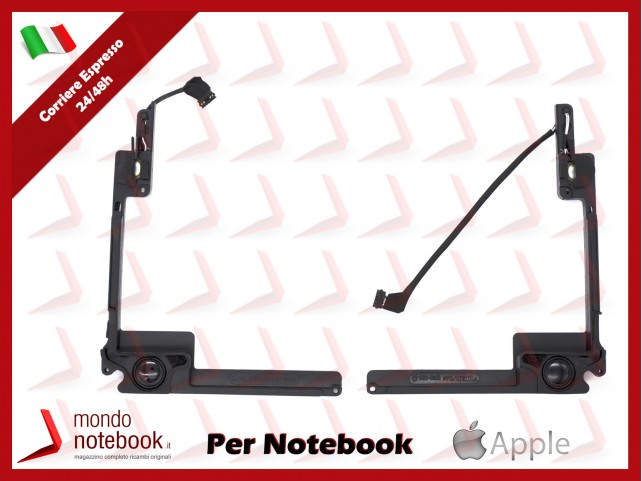 Coppia Speaker Set Altoparlanti Casse APPLE MacBook Pro 13" A1425 2012 2013