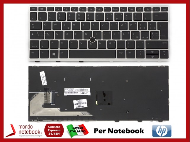 Tastiera Notebook HP EliteBook 830 836 G5 830 G6 Con Trackpoint - Italiana