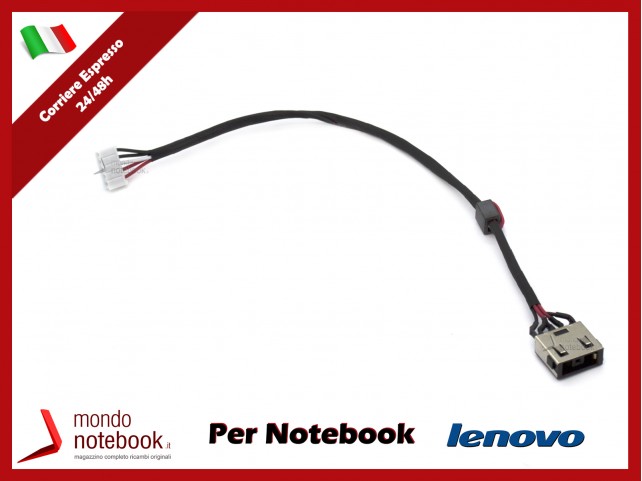 Connettore di Alimentazione DC Power Jack PJ1090 LENOVO IdeaPad Y520-15IKBN (80WK)