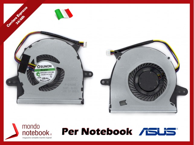 Ventola Fan CPU ASUS X501 X501U X401 X401U