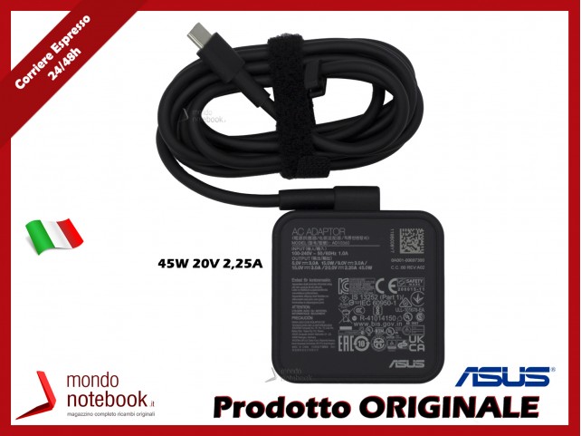 Alimentatore Originale ASUS 45W 20V 2,25A 15V 3A 9V 3A 5V 3A [USB-C] Type