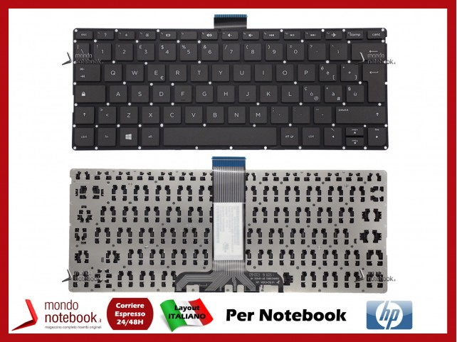 Tastiera Notebook HP Pavilion X360 310 G2, 11-K (SENZA FRAME) Italiana