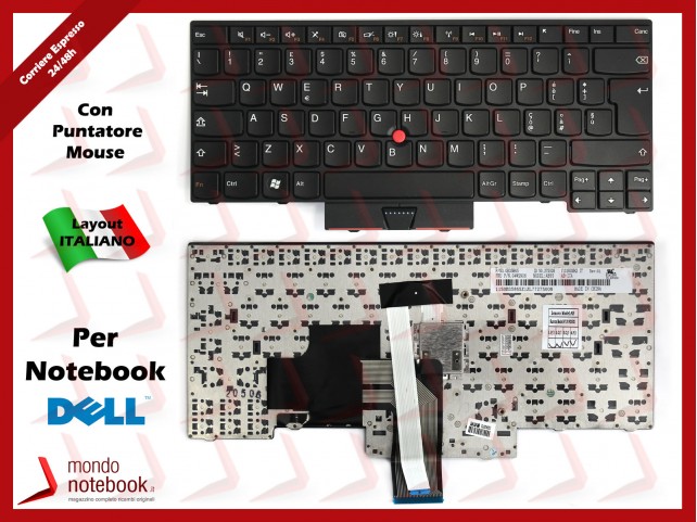 Tastiera Notebook Lenovo ThinkPad T430U S430 E330 E335 E430 E245 (Con Trackpoint)