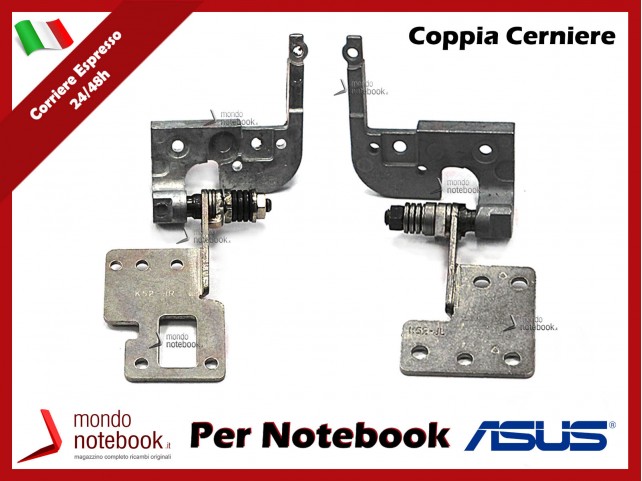 Cerniere Hinges ASUS K52 A52 X52 Series (Coppia)