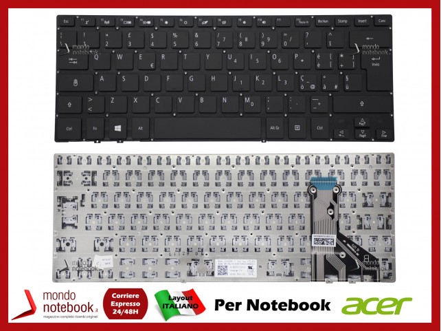 Tastiera Notebook ACER Spin SP714-51 (Senza Frame) Italiana