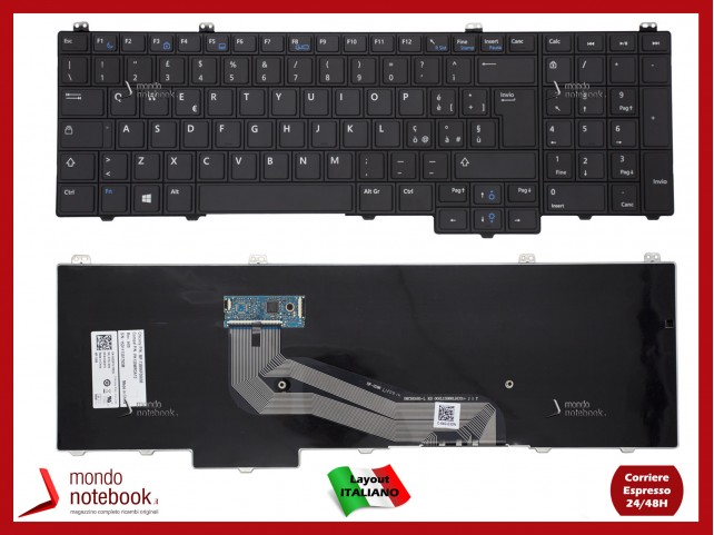 Tastiera Notebook DELL Latitude E5540 con Tastierino Numerico Italiana