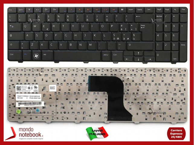Tastiera Notebook DELL Inspiron15R (N5010) (NERA) Italiana