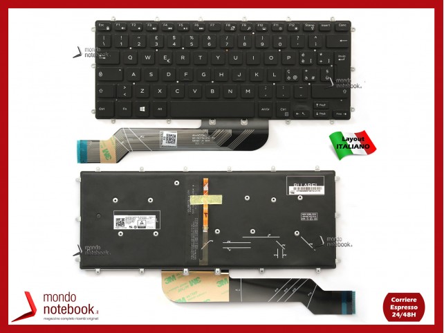 Tastiera Notebook DELL Inspiron 5368 Latitude 3390 Vostro 5370 Italiana