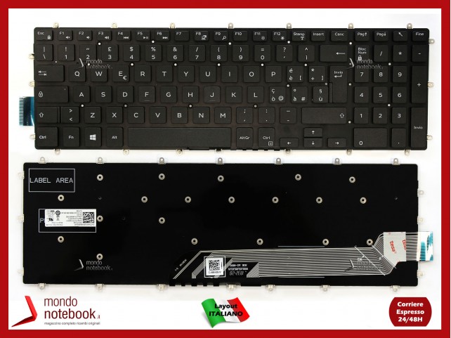 Tastiera Notebook DELL Vostro 15-5000 5568 - Italiana