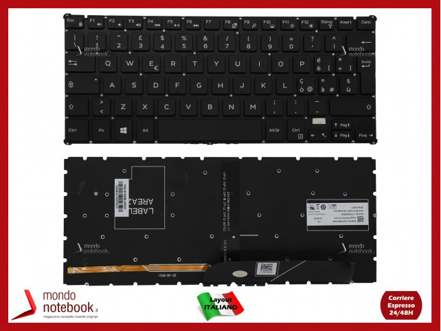Tastiera Notebook DELL 5175 Retroilluminata -  Italiana