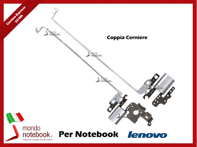 Cerniere Hinges Lenovo YOGA 500-14IBD 500-14ISK (Coppia) 5H50H91217