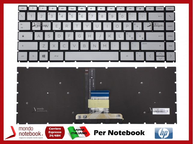 Tastiera Notebook HP Pavilion 14-CE 14-CC 14-CD 14-CS Italiana (Senza Frame) Retroilluminata