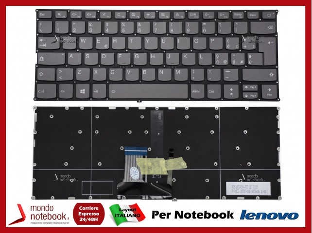 Tastiera Notebook Lenovo 320S-13IKB 320-13 XIAOXIN 7000-13 V720-14 Retroilluminata (Italiana)