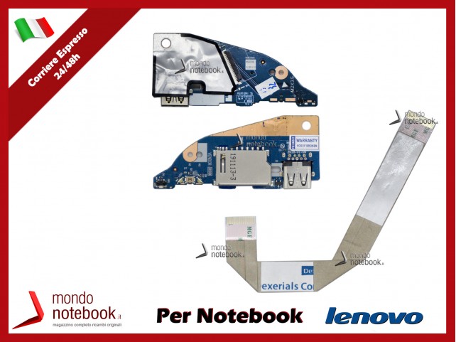 Board USB Card Reader I/O LENOVO Yoga 530-14ARR Flex 6-14ARR