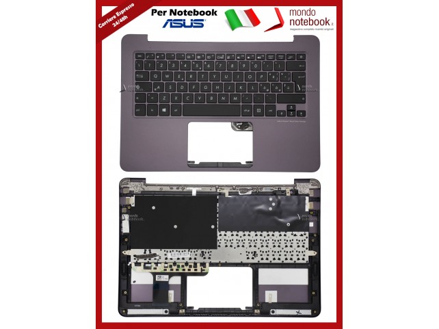 Tastiera Italiana Completa di Top Case Superiore ASUS ZenBook UX305F UX305FA [NERA]