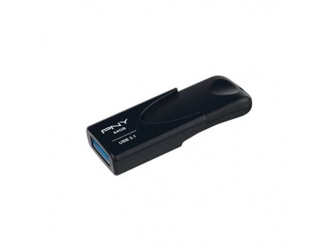 FLASH DRIVE PNY USB 3.0/3.1 64GB "ATTACHE 4" - FD64GATT431KK-EF